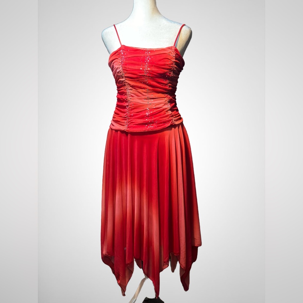 Fairycore Y2K Dress - Asymmetricalfairy core sunset dress woman size large
